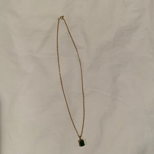 Vintage Green Glass necklace